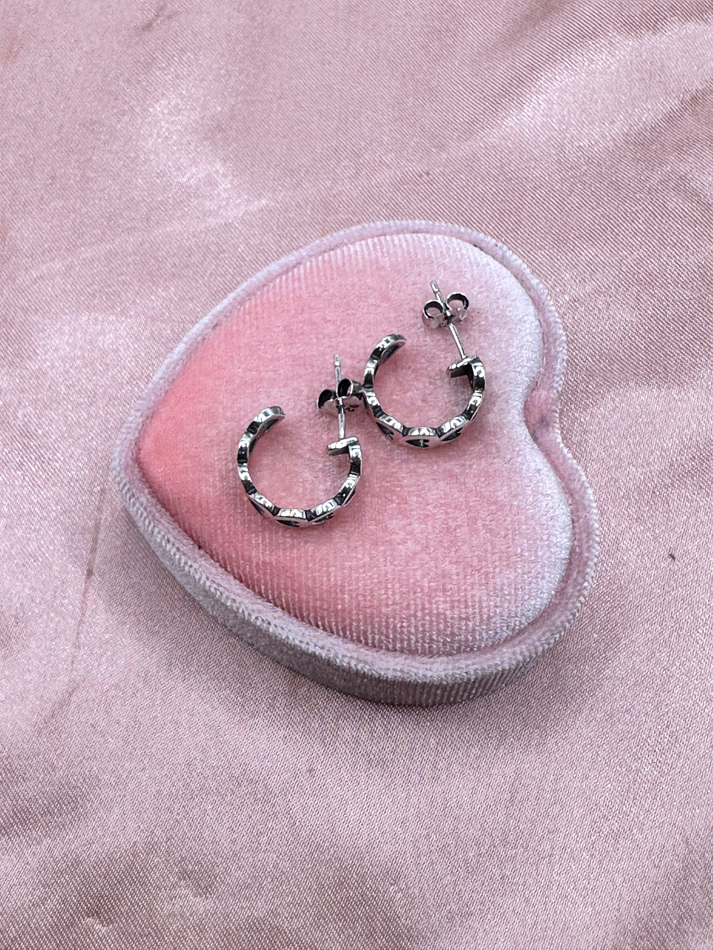 Small heart hoops